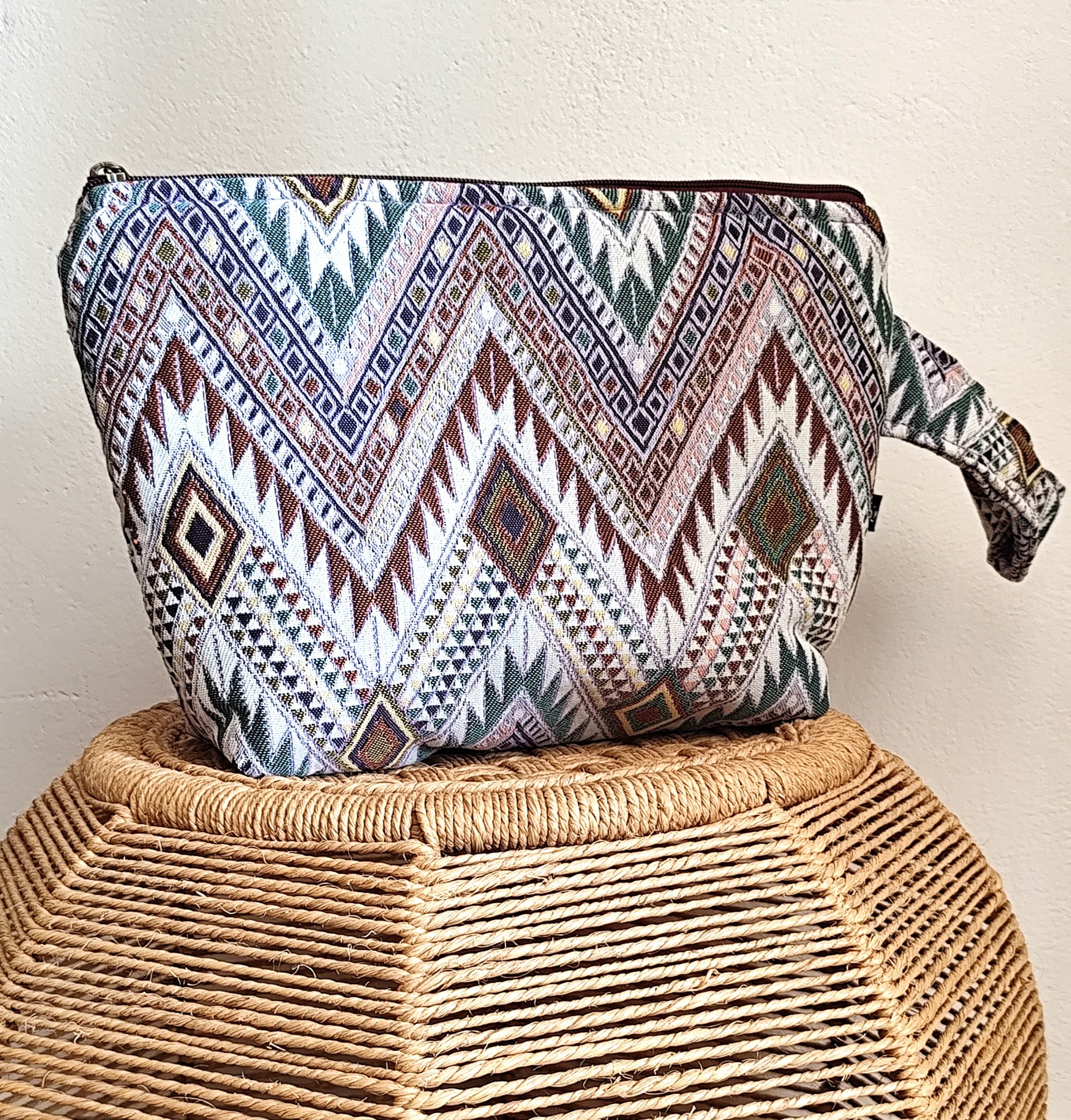 Aztec – Earth Tones Pouch Bag Medium